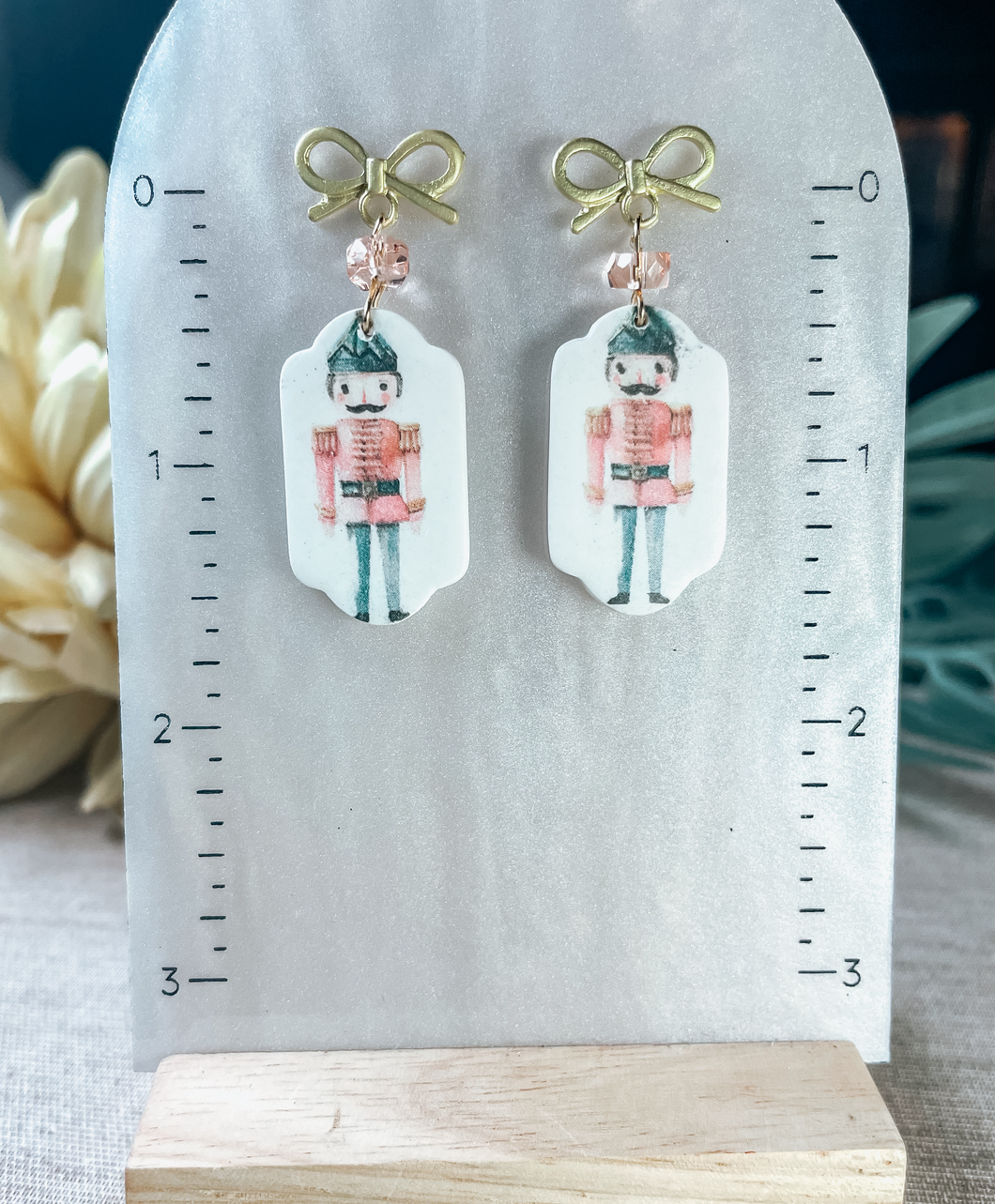 Nutcracker Bows | Handmade Clay Jewelry